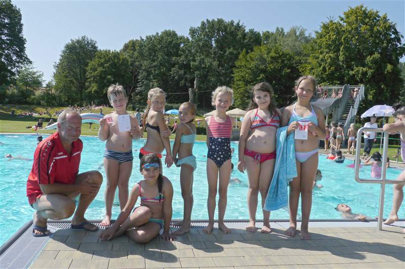 GS Heideck Schwimmfest Seepferdchen
